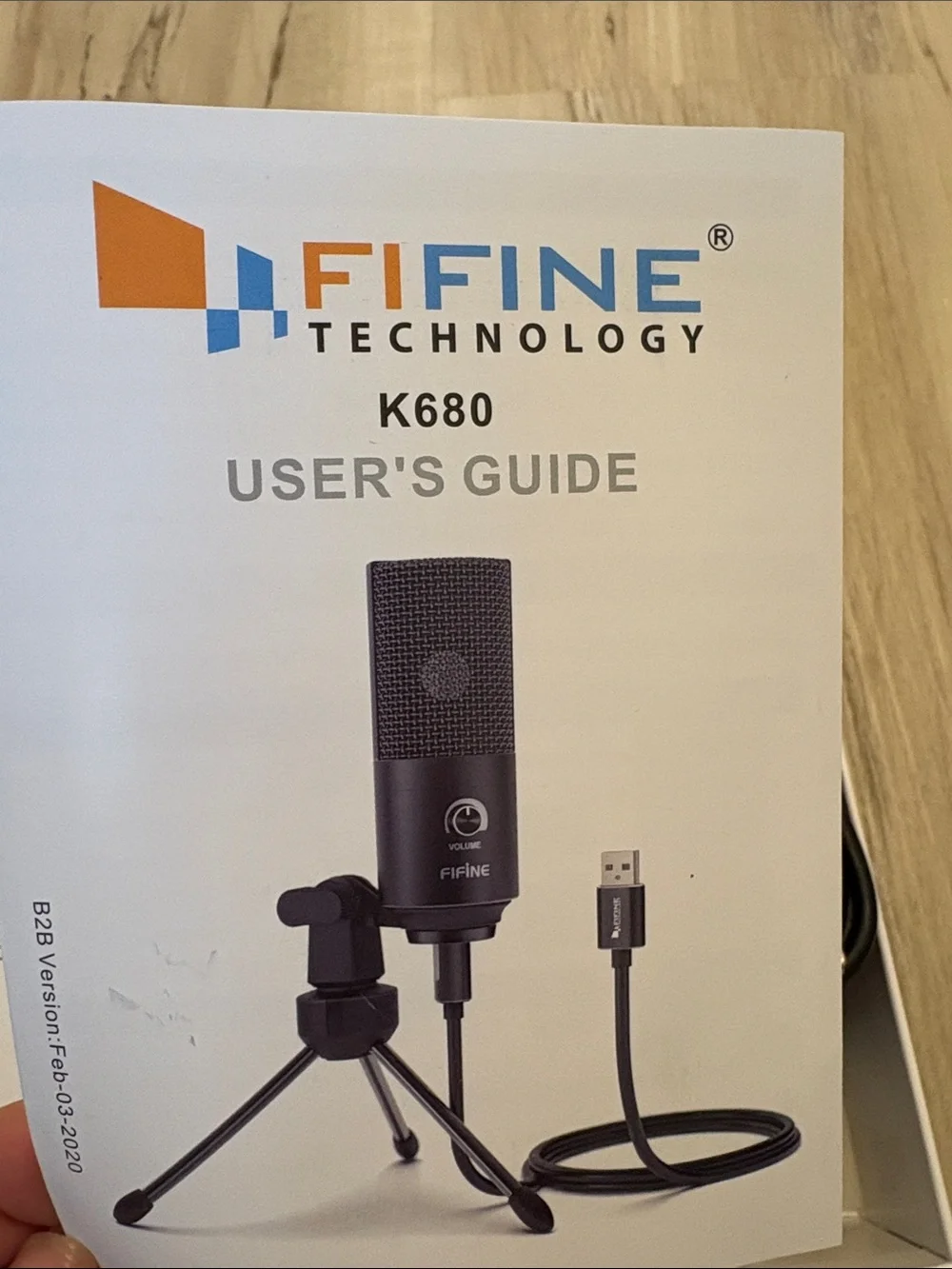 Fifine black usb